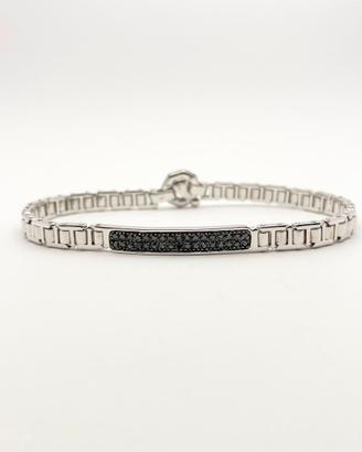 Bracciale oro 18KT con diamanti neri BARAKA'