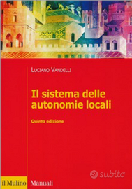 Il sistema delle autonomie locali