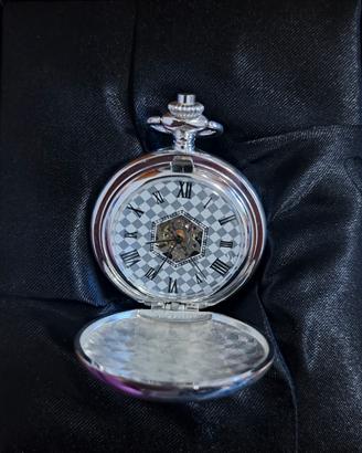 orologio da tasca nuovo con movimento meccanico 