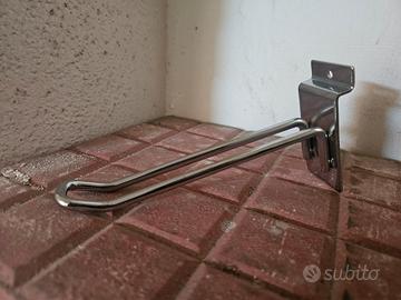 Gancio Doppio porta blister 15 cm PER NEGOZI 