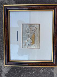 Bassorilievo argento 925 Rossini