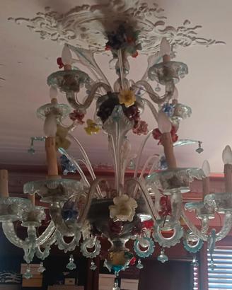 Lampadario Murano antico molto grande 
