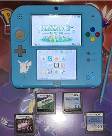 Nintendo 2DS Limited Edition Pokemon + 4 Giochi