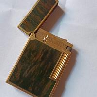 accendino DUPONT lacca cinese e placca oro