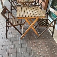 Ikea tavolo esterno ASKHOLMEN + 2x sedie TERJE