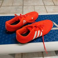 Scarpe calcetto Adidas arancione fluo