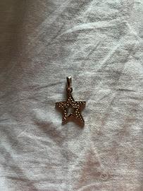 Ciondolo stella brillantinata