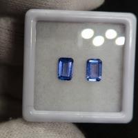 tanzaniti naturali coppia identica alta qualità