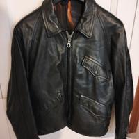 giubbotto in pelle vintage 