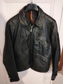 giubbotto in pelle vintage 