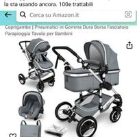 Navetta che si trasforma in passeggino.