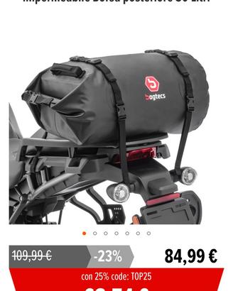 Borsa a rullo 30l bag tecs nuova !