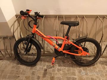 Mountain bike ruota 16" per bambino 4-6 anni