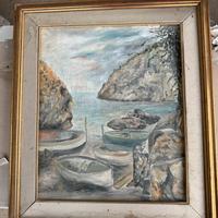 Quadro a olio firmaro G. Rico - marina don barche