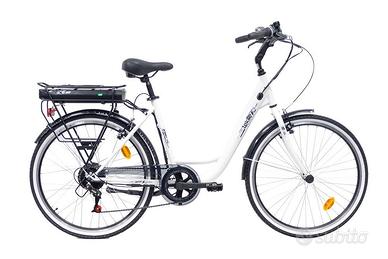 TEKLIO TC1 City Bike elettrica 26" bianca