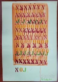 BRUNO DI BELLO - ASTRATTO 1961 COA