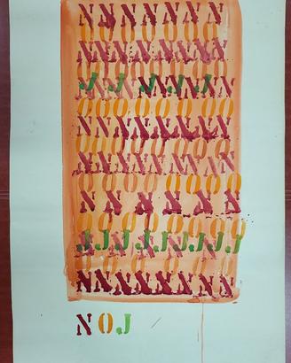 BRUNO DI BELLO - ASTRATTO 1961 COA