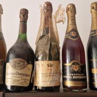 Champagne francese vintage raro 5 bottiglie 