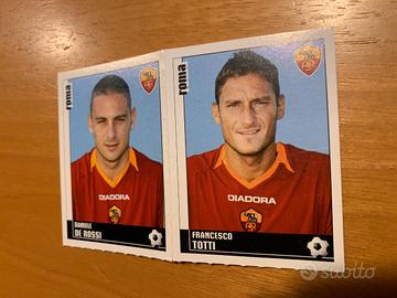 TOTTI panini FIGURINA con velina DEROSSI 2006 2007