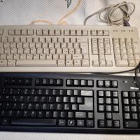 n2 tastiere PC c/cavo euro 5