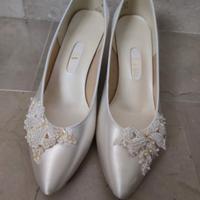 Scarpe da sposa e cerimonia, in raso satin