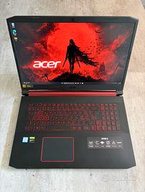 Notebook Pc Gaming Acer Nitro 17 i7 32gb 512 1660