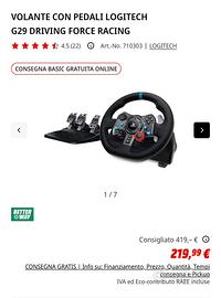 Volante logitech g29