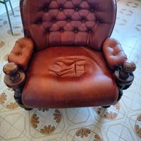 poltrone in pelle vintage