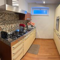 cucina gialla bonfi senza frigo