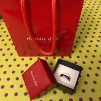 Coppia di anelli in ceramica bianco-nero tg 12