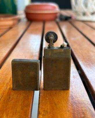Accendino ottone antico tipo  trench art