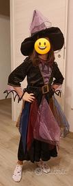 vestito di Halloween da strega 6-7 anni
