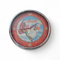 orologio vintage da parete della lindt