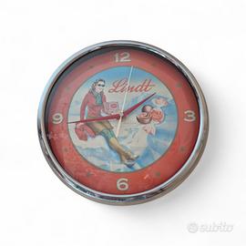 orologio vintage da parete della lindt