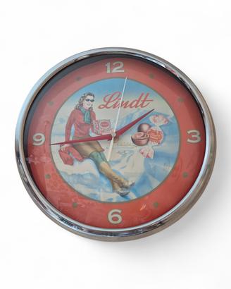 orologio vintage da parete della lindt