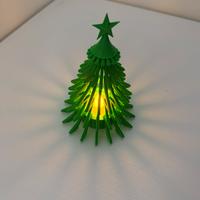 Lampadina di Natale (Albero) Artigianale