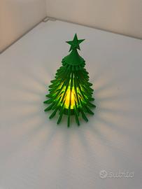 Lampadina di Natale (Albero) Artigianale