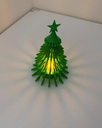 Lampadina di Natale (Albero) Artigianale