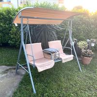 Dondolo da giardino, nuovo, 2 posti, beige