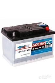 Batteria 100ah solare camper camping