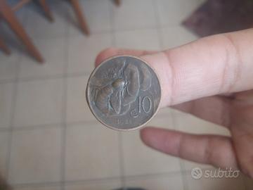 RARA 10 centesimi 1928 ape Vittorio Emanuele III