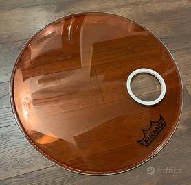 Pelle Risonante Cassa 24” REMO Colortone Arancio