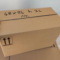 STOCK scatole cartone VARI dimensioni - 60%