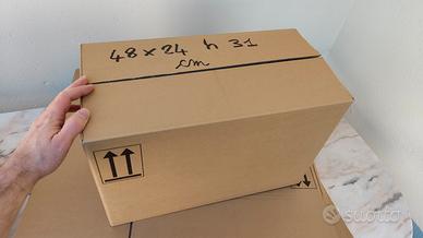 STOCK scatole cartone VARI dimensioni - 60%