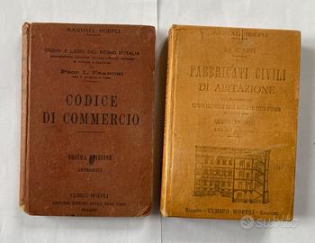 Manuali Hoepli d'epoca