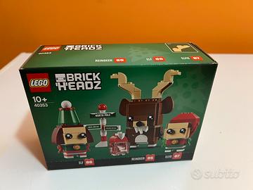 Lego brick headz elfo elfa e renna