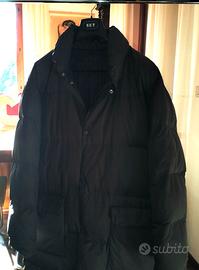 Piumino invernale marrone da uomo Corneliani