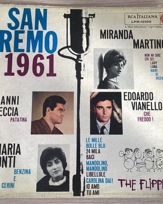 DISCO 33 giri FESTIVAL DI SANREMO 1961