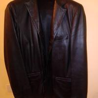 giacca elegante in vera pelle tg L