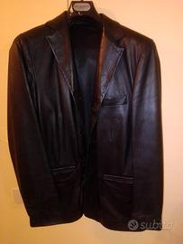 giacca elegante in vera pelle tg L